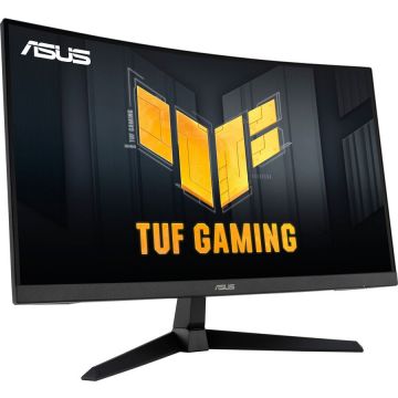 Asus Monitor pentru gaming curbat ASUS TUF VG27WQ3B, Display 27 QHD 2560 x 1440, Fast-VA, HDR, 180Hz, Negru