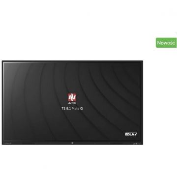 Avtek Monitor interactiv tactil Avtek Touchscrren 8.1 MATE G,  65, VA, 60Hz, 4K UHD, 8 ms, Negru