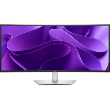 Dell Monitor LED DELL P3425WE Curbat 34 inch UWQHD IPS 5 ms 100 Hz USB-C, Negru/Argintiu Dell Monitor LED DELL P3425WE Curbat 34 inch UWQHD IPS 5 ms 100 Hz USB-C, Negru/Argintiu