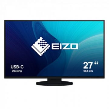 EIZO Monitor Eizo FlexScan EV2781-BK, 27, IPS, QHD, DisplayPort, HDMI, USB-C, Pivot,5 ms,60 Hz, Negru EIZO Monitor Eizo FlexScan EV2781-BK, 27, IPS, QHD, DisplayPort, HDMI, USB-C, Pivot,5 ms,60 Hz, Negru