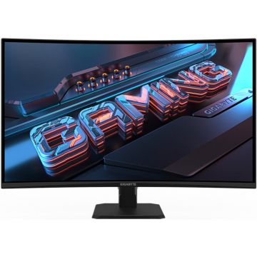 Gigabyte Monitor pentru gaming LED GIGABYTE GS32QCA Curbat, Display 31.5 QHD 2460x1440, VA, 1 ms, 180 Hz, HDR, Negru