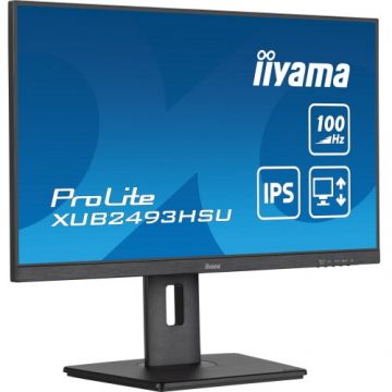 IIYAMA Monitor Iiiyama ProLite XUB2493HSU-B7, 23.8, IPS, Full HD, 1ms, 100Hz, 1 ms, 100Hz, Negru IIYAMA Monitor Iiiyama ProLite XUB2493HSU-B7, 23.8, IPS, Full HD, 1ms, 100Hz, 1 ms, 100Hz, Negru