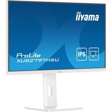IIYAMA Monitor Iiyama 27 XUB2797HSU-W2, Full HD (1920 x 1080), HDMI, DisplayPort, Pivot, Boxe, 100 Hz, 1 ms, Alb IIYAMA Monitor Iiyama 27 XUB2797HSU-W2, Full HD (1920 x 1080), HDMI, DisplayPort, Pivot, Boxe, 100 Hz, 1 ms, Alb