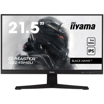 IIYAMA Monitor Iiyama G-Master G2245HSU-B2 Black Hawk, 22'', IPS, Full HD, 1ms, 100Hz, Negru