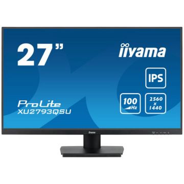 IIYAMA Monitor iiyama ProLite, 27'', QHD 2560x1440, 1ms, 100Hz, DisplayPort, Boxe, Negru