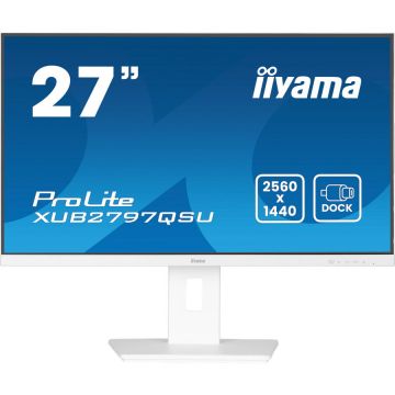 IIYAMA Monitor Iiyama ProLite XUB2797QSU-W2, 27, IPS, QHD, 1ms, 100Hz, Alb IIYAMA Monitor Iiyama ProLite XUB2797QSU-W2, 27, IPS, QHD, 1ms, 100Hz, Alb