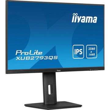 IIYAMA Monitor IPS LED iiyama ProLite XUB2793QS-B7, 27 inch, WQHD, 100Hz, 1ms, HDMI, DisplayPort, FlickerFree, Negru