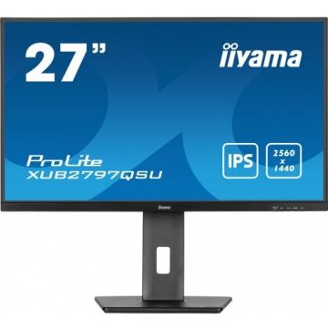 IIYAMA Monitor LED Iiyama ProLite XUB2797QSU-B2, 27'', IPS, QHD, 1ms, 100 Hz, Negru