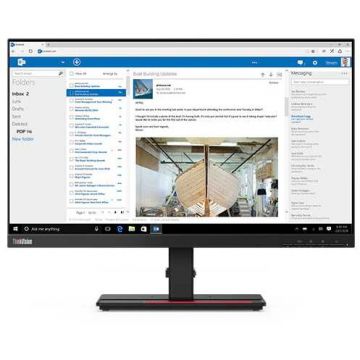 Lenovo Monitor LED Lenovo ThinkVision P24h-2L, 23.8 inch, 60,5 cm, 2560x1440, 4ms, QHD, Negru Lenovo Monitor LED Lenovo ThinkVision P24h-2L, 23.8 inch, 60,5 cm, 2560x1440, 4ms, QHD, Negru