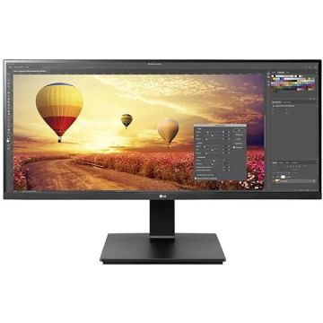 LG Monitor IPS LED LG 34 34BR65F-B, 2560 x 1080, HDMI, DisplayPort, Boxe, Negru
