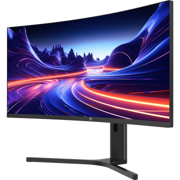 Monitor 34inch USB-C 3440 X 1440 Curbat Negru