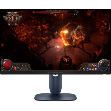 Monitor LED Alienware Gaming AW2725DM 27 inch QHD IPS 1 ms 180 Hz HDR FreeSync & G-Sync Compatible