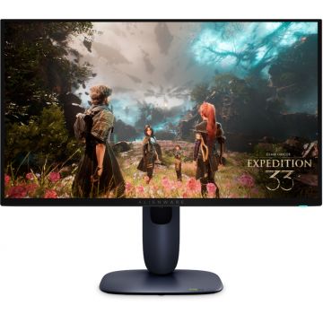 Monitor LED Alienware Gaming AW2725Q 27 inch UHD QD-OLED 0.03ms 240 Hz HDR Free-Sync Premium Pro & G-Sync Compatible
