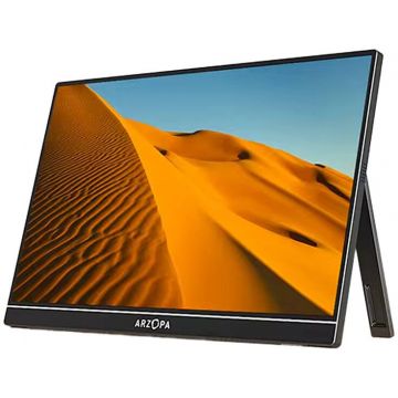 Monitor LED Arzopa Portabil A1T Touchscreen 15.6 inch FHD IPS 30 ms 60 Hz USB-C HDR