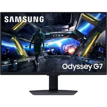 Monitor LED Gaming Odyssey G7 G70D S27DG702EU 27 inch UHD 4K IPS 1ms 144Hz Black