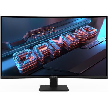 Monitor LED GIGABYTE Gaming GS32QCA Curbat 31.5 inch QHD VA 1 ms 180 Hz HDR FreeSync
