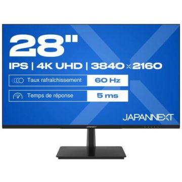 Monitor LED JAPANNEXT I280UHD60F-P 28 inch UHD IPS 5 ms 60 Hz HDR FreeSync