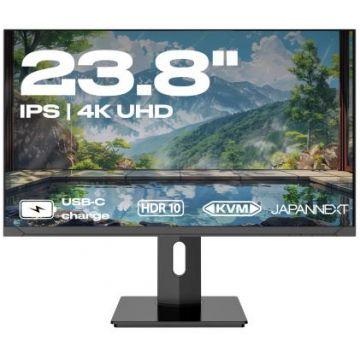 Monitor LED JAPANNEXT IPS2380UHDR 23.8 inch UHD IPS 8 ms 60 Hz HDR FreeSync