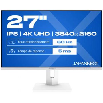 Monitor LED JAPANNEXT IPS270UHD60F 27 inch UHD IPS 8 ms 60 Hz HDR FreeSync