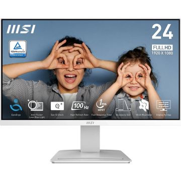 Monitor LED PRO MP2412W 23.8 inch FHD VA 4ms 100Hz White