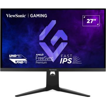 Monitor LED ViewSonic Gaming XG275D1-4K 27 inch UHD / FHD IPS 0.5 ms Dual mode 160 Hz / 320 Hz USB-C HDR FreeSync Premium & G-Sync Compatible