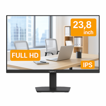 Monitor Nou Profesional Office OptimX SE40IF, 23.8 Inch Full HD IPS LED, HDMI, VGA, Boxe, 75Hz Refresh Rate