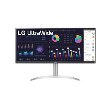 Monitor UltraWide LG 34WQ650-W.AEU, 34 inch, 100Hz, 5ms, Argintiu
