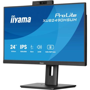 Monitor XUB2490HSUH-B2 24inch FHD BUS IP/100HZ 4MS 250CD/M 1300:1 Speaker Negru