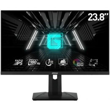 MSI Monitor, MSI G244PF E2, 23,8 , 180Hz, FullHD, 1920x1080, 16:9, Rapid IPS Anti-reflectie, 1ms, Adaptive-Sync, Stand ajustabil, 1x DP, 2x HDMI, Negru MSI Monitor, MSI G244PF E2, 23,8 , 180Hz, FullHD, 1920x1080, 16:9, Rapid IPS Anti-reflectie, 1ms, Adaptive-Sync, Stand ajustabil, 1x DP, 2x HDMI, Negru