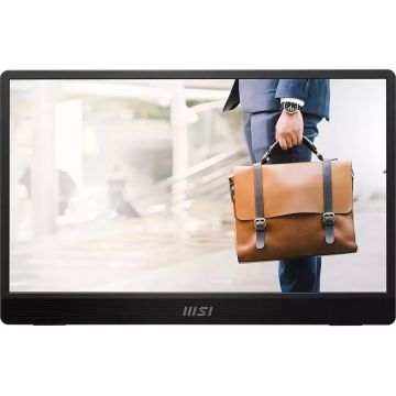 MSI Monitor Portabil MSI PRO MP161 E2U, 15.6, IPS, Full HD, 4ms, 60Hz, Negru MSI Monitor Portabil MSI PRO MP161 E2U, 15.6, IPS, Full HD, 4ms, 60Hz, Negru