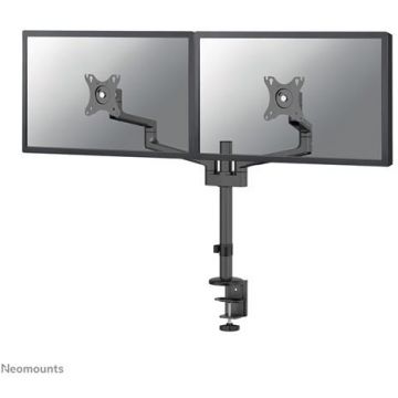NEOMOUNTS Suport birou dublu pentru monitoare NEOMOUNTS DS60-425BL2, Pentru 2 monitoare, Diagonala 17-27, Greutate maxima 8 kg per monitor, VESA 75x75~100x100, Negru