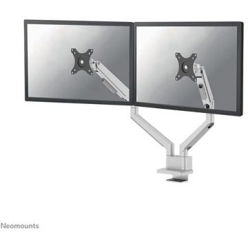 NEOMOUNTS Suport birou dublu pentru monitoare NEOMOUNTS DS70-250SL2, Pentru 2 monitoare, Diagonala17-32, Greutate maxima 9 kg per monitor, VESA 75x75 ~ 100x100, Argintiu