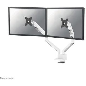 NEOMOUNTS Suport birou dublu pentru monitoare Neomounts DS70-250WH2, Diagonala 17-32, Greutate maxima 9 kg per monitor, VESA 75x75~100x100, Alb