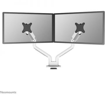NEOMOUNTS Suport birou dublu pentru monitoare Neomounts DS70S-950WH2, Diagonala 17-35, Greutate maxima 18kg per monitor, VESA 75x75~100x100, Alb