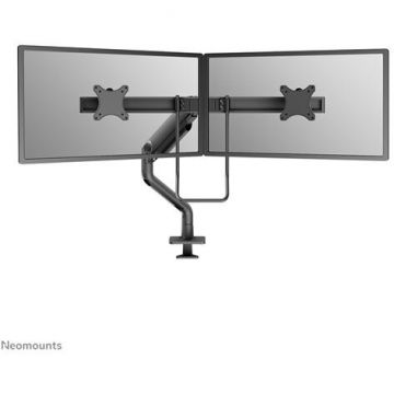 NEOMOUNTS Suport birou dublu pentru monitoare Neomounts DS75S-950BL2, Diagonala 17-32, Greutate maxima 8kg per monitor,  VESA 75x75~100x100, Negru