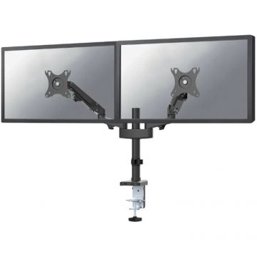 NEOMOUNTS Suport birou pentru 2 monitoare NEOMOUNTS DS70-750BL2, Diagonala 17-27”, Greutate maxima 14kg per monitor, VESA 75x75 100x100, Negru