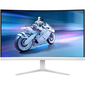Philips Monitor Curbat Gaming VA LED, Philips 27 27M2C5201L/00,  Full HD, 180Hz, HDR 10, 180 Hz, 1 ms, alb