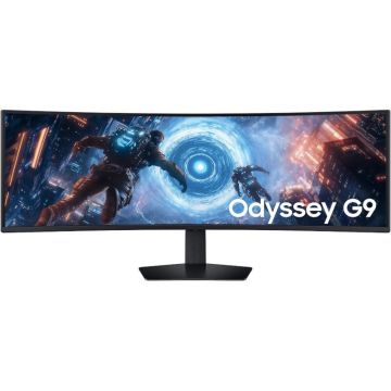 Samsung Monitor Gaming Curbat VA Samsung Odyssey G9 LS49FG910EUXEN, 49, DQHD (5120 x 1440), FreeSync Premium Pro, HDR10+ Gaming, VESA DisplayHDR True Black 400, 1ms(GTG), 144 Hz, Negru