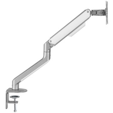Serioux Suport monitor pentru birou Serioux MM63-C012, Pentru 1 monitor, Compatibilitate dimensiune ecran 17″-32″, Greutate maxima 2-9kg, Vesa 75x75 - 100x100, Argintiu