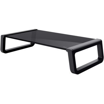 Suport TV / Monitor Trust Monta Tempered glass monitor stand, Black