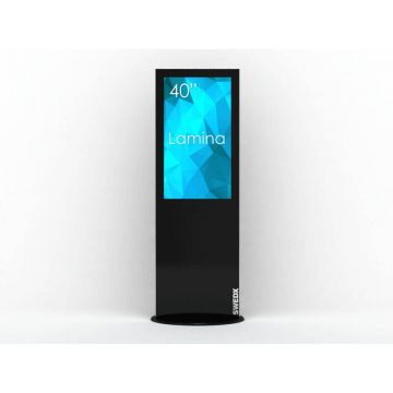 Swedx Stand Kiosk-Totem SWEDX Lamina 40, 4K, SWL-40K8-A2, Negru