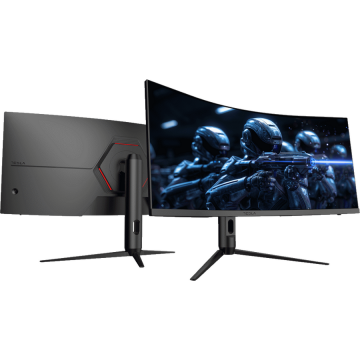 TESLA Monitor LED Tesla Gaming 34GH948BW Curbat 34 inch UWQHD VA 1 ms 165 Hz HDR, Negru