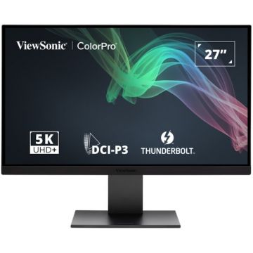 VIEWSONIC Monitor IPS LED ViewSonic 27 VP2788-5K, 5K. 5120 x 2880, HDMI, DisplayPort, Boxe, Pivot Negru/Gri