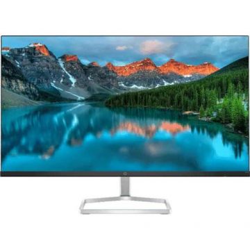 Monitor Gaming IPS LED HP 27'' M27fe, FHD (1920 x 1080), VGA, HDMI, AMD FreeSync, 75Hz, 5ms (Negru/Argintiu)