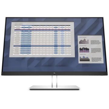 Monitor IPS LED HP 27inch E27 G4, Full HD (1920 x 1080), VGA, HDMI, DisplayPort (Negru/Argintiu) Monitor IPS LED HP 27inch E27 G4, Full HD (1920 x 1080), VGA, HDMI, DisplayPort (Negru/Argintiu)