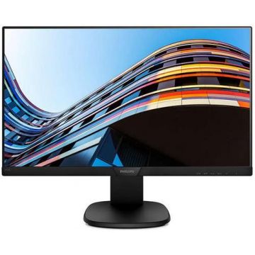 Monitor IPS LED Philips 23.8inch 243S7EHMB/00, Full HD (1920 x 1080), VGA, HDMI, Boxe, Pivot, 5 ms (Negru)