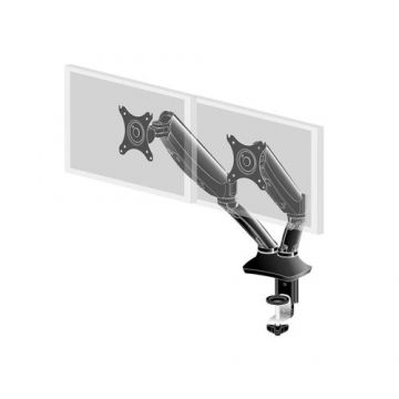 Suport dublu de monitoare IIYAMA, DS3002C-B1, 360°, Pivot, 10inch - 27inch