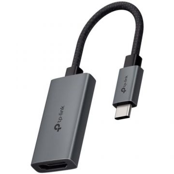 Adaptor video TP-Link UA520C, USB Type-C - HDMI, 4K (3840 x 2160) 60 Hz, Gri