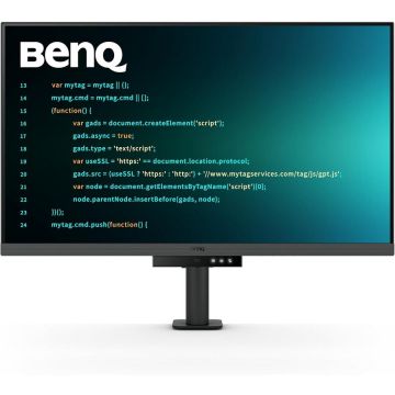 benq Monitor IPS LED BenQ 32 RD320UA, UHD 3840 x 2160, 5 ms, 60 Hz, HDMI, DisplayPort, Pivot, Boxe, Negru