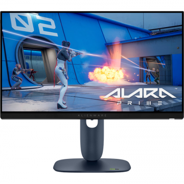 Dell Monitor Gaming Dell Alienware 25,  AW2525HM 24.5 , 320Hz, FHD 1920x1080, 320Hz, 0.5ms GTG, DP, HDMI, USB, Pivot, Negru
